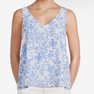 Lilly Pulitzer
Florin Straight Hem Top
Color: Resort White Tall Tale
Size: XL